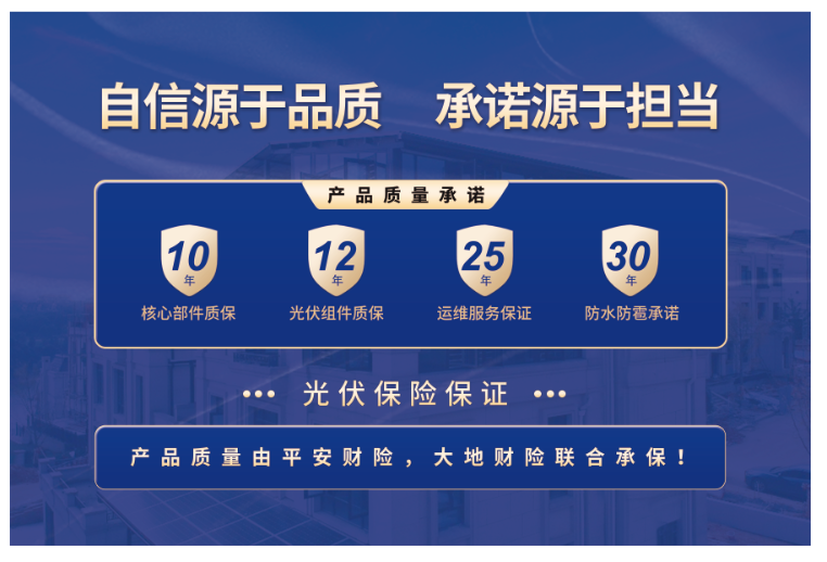 新型防水光伏直接取代屋顶，不打一滴胶，终生防水、美观大气，还能发电赚钱！
